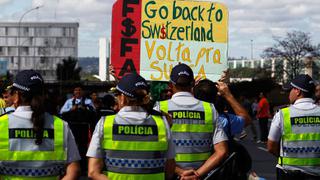 Brasilia también protesta con la 'Copa de las Manifestaciones'