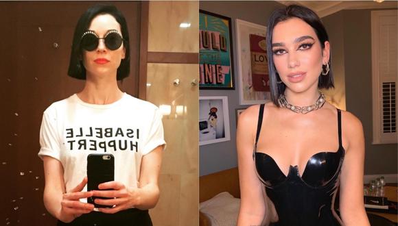 St. Vincent y Dua Lipa unirán sus voces para cantar en la entrega de los Premios Grammy 2019. (Foto: Composición/Instagram)