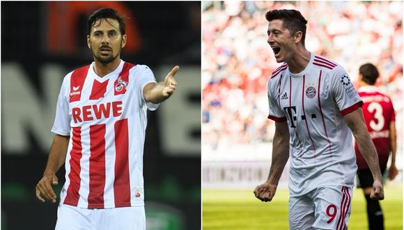 Robert Lewandowski marcó en la goleada del Bayern Múnich ante Hannover, superando una marca que poseía Claudio Pizarro en la Bundesliga. (Fotos: AFP)