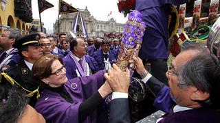 Señor de los Milagros fue homenajeado por Municipalidad de Lima