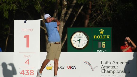 Julián Périco, el mejor golfista peruano del Latin America Amateur Championship 2020. (Foto: Enrique Berardi / LAAC)