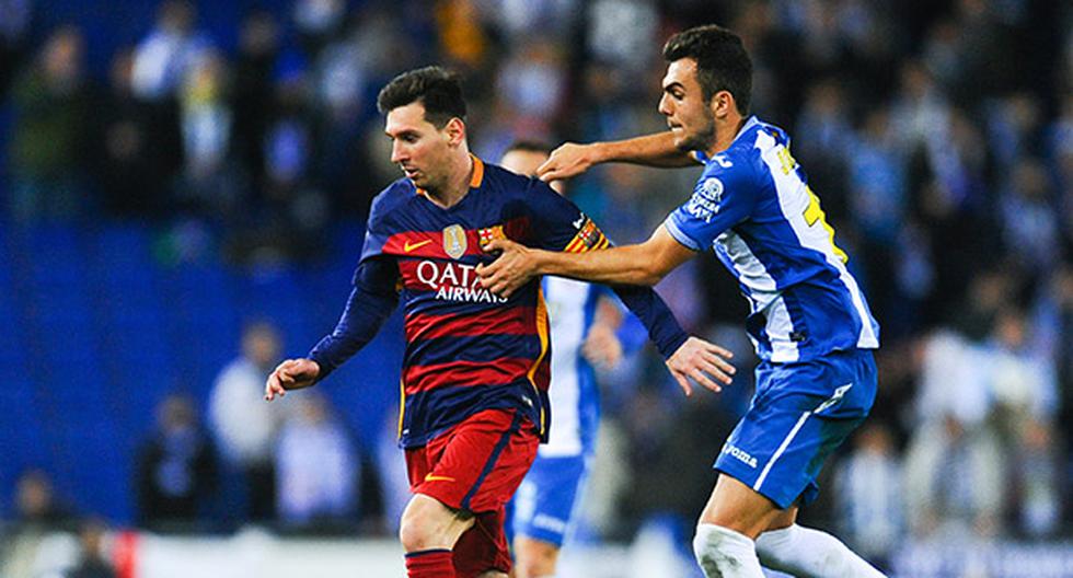 Lionel Messi ganó su quinto Balón de Oro y jugó todo el partido Barcelona vs Espanyol por la Copa del Rey. Hizo una asistencia (Foto: Getty Images)