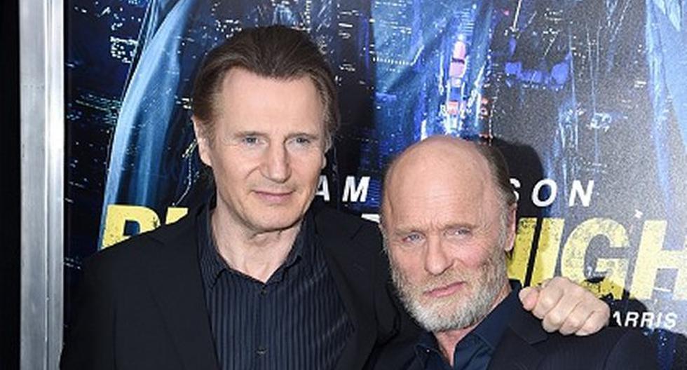 Leam Neeson y Ed Harris hablan sobre “Una Noche para Sobrevivir”. (Foto: Getty Images)