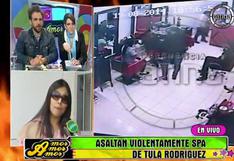 [VIDEO] Así asaltaron el spa de Tula Rodríguez 