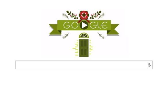 Felices fiestas: tercer doodle que hizo Google por Navidad