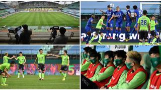 Sin público y suplentes con mascarillas: así fue el inicio de la liga de fútbol surcoreana | FOTOS y VIDEO