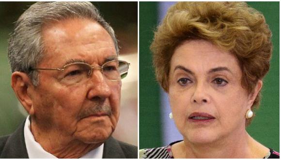 Cuba condena "golpe de estado parlamentario" contra Rousseff