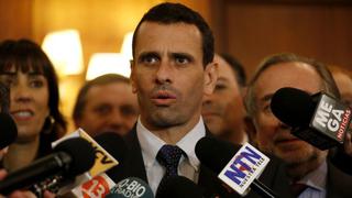 Capriles pide a la OEA observación electoral en Venezuela