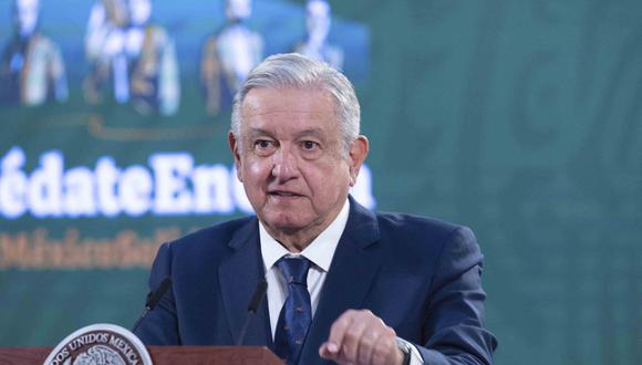 El presidente de México, Andrés Manuel López Obrador, confirmó que se vacunará contra el coronavirus en unos "15 o 20 días"con dosis de AstraZeneca. (Foto: AFP).