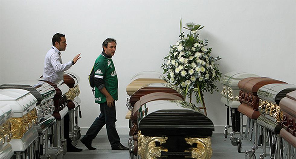 Los restos de las 64 víctimas del Chapecoense serán repatriados este viernes a Brasil. (Foto: EFE)