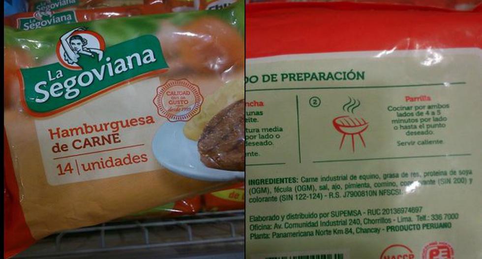 Denunció que hamburguesa de La Segoviana es de equino. (Foto: Facebook)