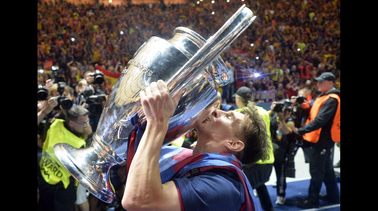 El entusiasmo de Lionel Messi tras ganar la Champions League - 1