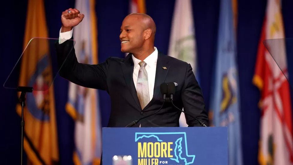 Wes Moore will be the first black governor of Maryland.  / GETTY IMAGES
