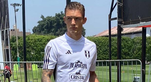 Oliver Sonne aún no debuta con Perú (Foto: Twitter).