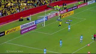 Sporting Cristal vs. Barcelona: Martínez anotó el 1-0 en Guayaquil tras gran error de la defensa celeste [VIDEO]