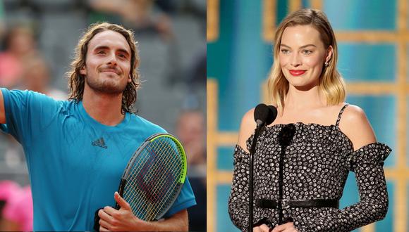 Margot Robbie: la atrevida invitación que le hizo el tenista Stéfanos Tsitsipas | Composición: Reuters