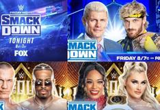WWE SmackDown EN VIVO del viernes 3 de mayo: cartelera, horario y canal del evento