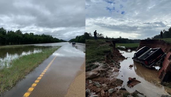 Las autoridades de Mississippi declararon una emergencia de salud el martes, después de que una inundación histórica dañara los sistemas de tratamiento. (Foto: Patrulla de seguridad vial de Mississippi H / AFP)