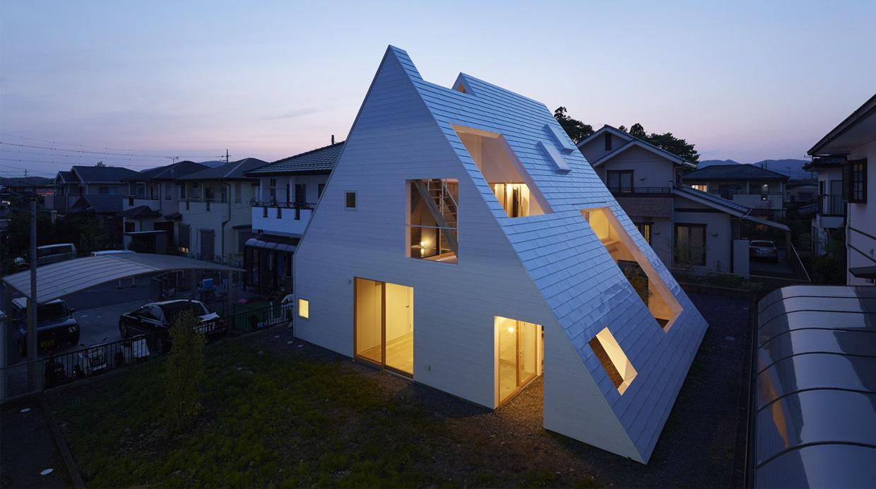 Utsonomiya, la casa triangular que rompe con lo tradicional - 1
