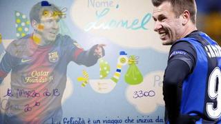 Cassano llamó “Lionel” a su hijo recién nacido en homenaje a Messi
