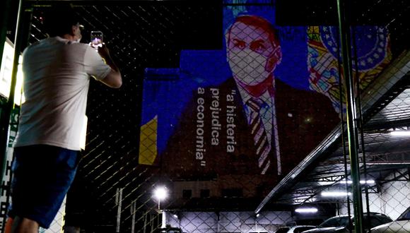 El presidente de Brasil, Jair Bolsonaro, es cuestionado por su gestión frente al coronavirus. (AFP / Miguel SCHINCARIOL).