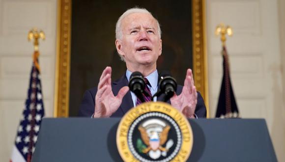 El presidente de Estados Unidos, Joe Biden, pronuncia un discurso en el Comedor Estatal de la Casa Blanca en Washington, Estados Unidos. (Foto: REUTERS / Kevin Lamarque /archivo).