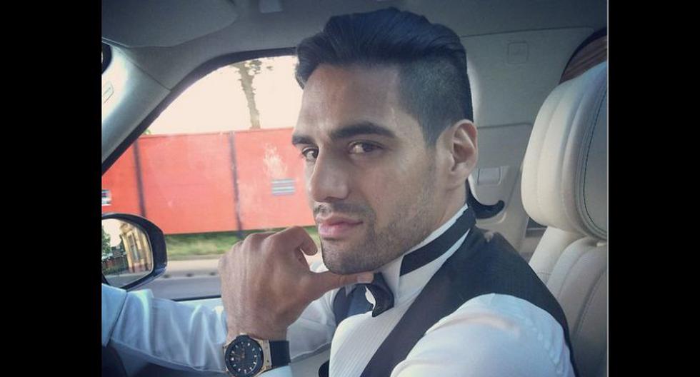 Radamel Falcao con su nuevo look  (Instagram)