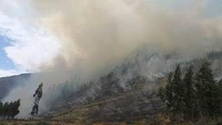 Tarma: incendio forestal en Muruhuay no puede ser controlado