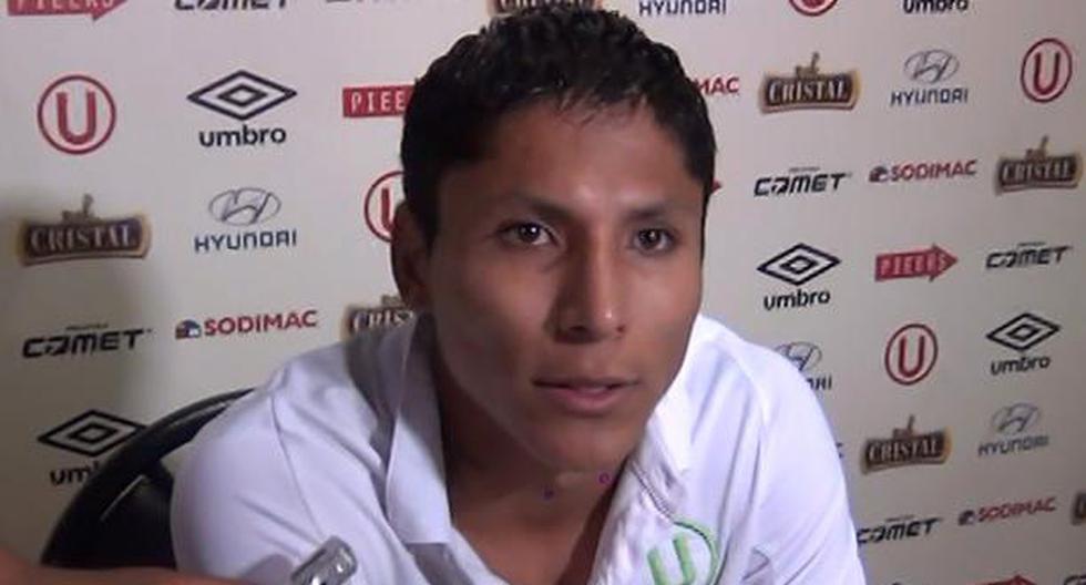 Raúl Ruidíaz será baja en Universitario de Deportes por dos semanas. (Foto: Perú.com)
