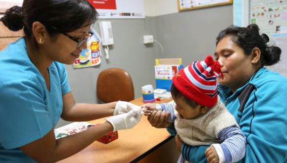 La prevalencia de la anemia en niñas y niños de seis a 36 meses de nacidos fue del 42,4% en el 2022. (Foto: difusión)
