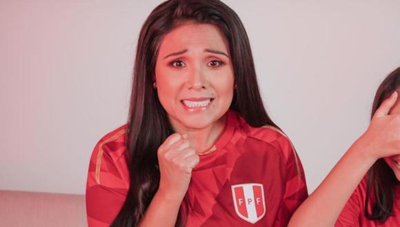 Tula Rodríguez triste porque la selección peruana perdió contra Bolivia. (Foto: @tulaperu).