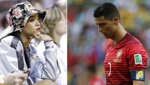 Rihanna sufrió con la derrota de Portugal en el Mundial