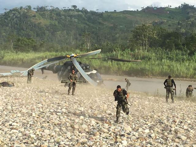 Un helicóptero de la Fuerza Aérea del Perú (FAP) sufrió un accidente cuando realizaba un vuelo en el Valle de los Ríos Apurímac, Ene y Mantaro (Vraem).
