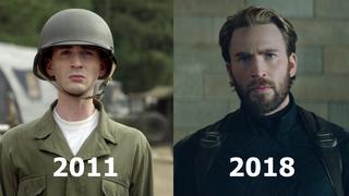 Marvel Studios, 10 años: el antes y después del Capitán América | FOTOS