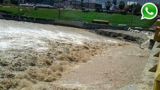 WhatsApp: crecida del caudal del río Rímac pone en alerta Lima