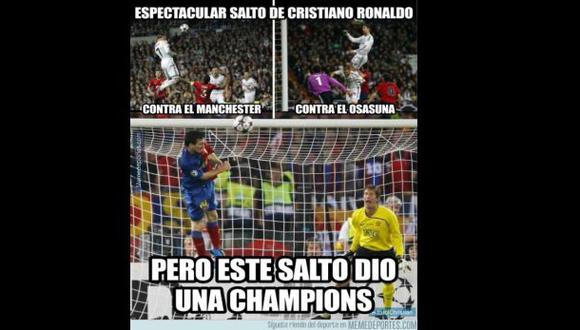 Meme: El "gran salto" de Cristiano Ronaldo