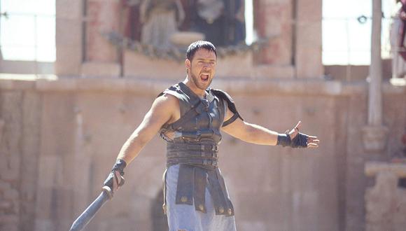 Russell Crowe en la primera entrega de "Gladiador" (Foto: Dreamworks)
