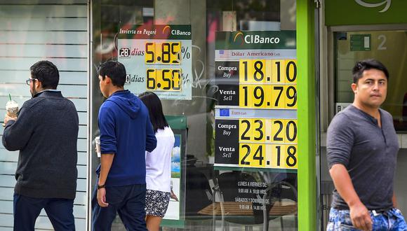 El precio del dólar abrió al alza en México. (Foto: AFP)