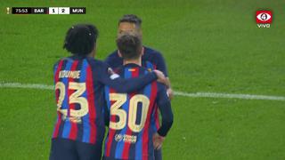 Partidazo en el Camp Nou: Raphinha marca el 2-2 para Barcelona vs. Manchester United | VIDEO