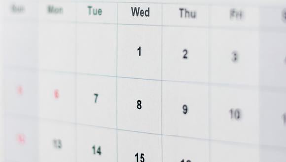 ¿Cuáles son los días feriados no laborables que le restan al 2023? | Foto: Unsplash