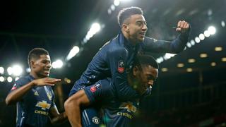 Manchester United venció 3-1 al Arsenal y lo eliminó de la FA Cup