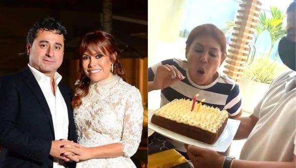 Magaly Medina festejó su cumpleaños en compañía de sus familiares tras anunciar que divorcio. (Foto: @magalymedinav)