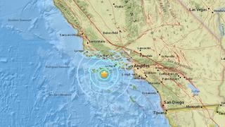 Sismo de magnitud 5,3 sacude la costa de California