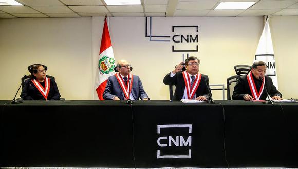 Los cuatro consejeros del CNM que no está implicados hasta este momento en los audios pusieron este miércoles sus cargos a disposición del Congreso. (Foto: Andina)