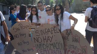 #SinPapelNoHayPeriódico: periodistas protestaron en Venezuela