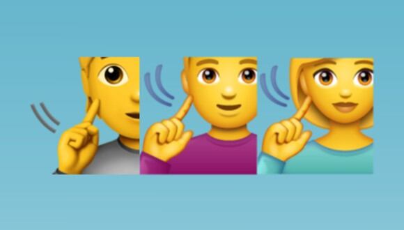 Conoce lo que realmente significa el emoji de la persona tocándose la oreja derecha (Foto: Mag / composición)