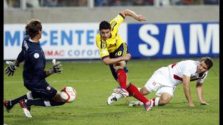 El día que James Rodríguez le ganó a la selección peruana