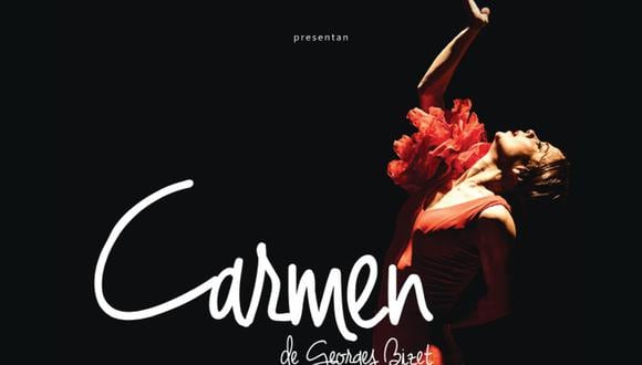 Afiche de "Carmen", obra de Georges Bizet que se presentará este mayo en el Gran Teatro Nacional. (Foto: Festival Granda)