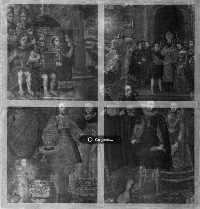 La pintura cusqueña vista con rayos infrarrojos.