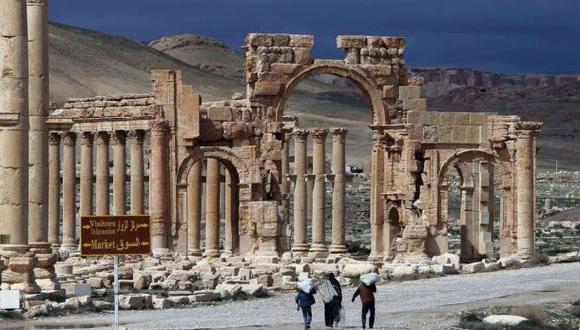 El Estado Islámico llenó de minas la antigua ciudad de Palmira